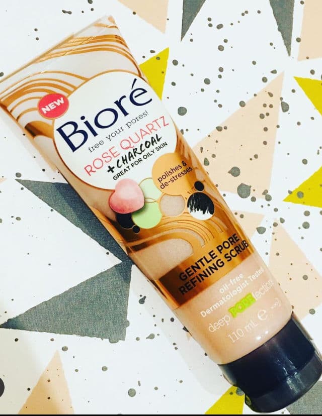 Biore Rose Quartz+Charcoal Pore Refining Scrub review photo by PickySophia85