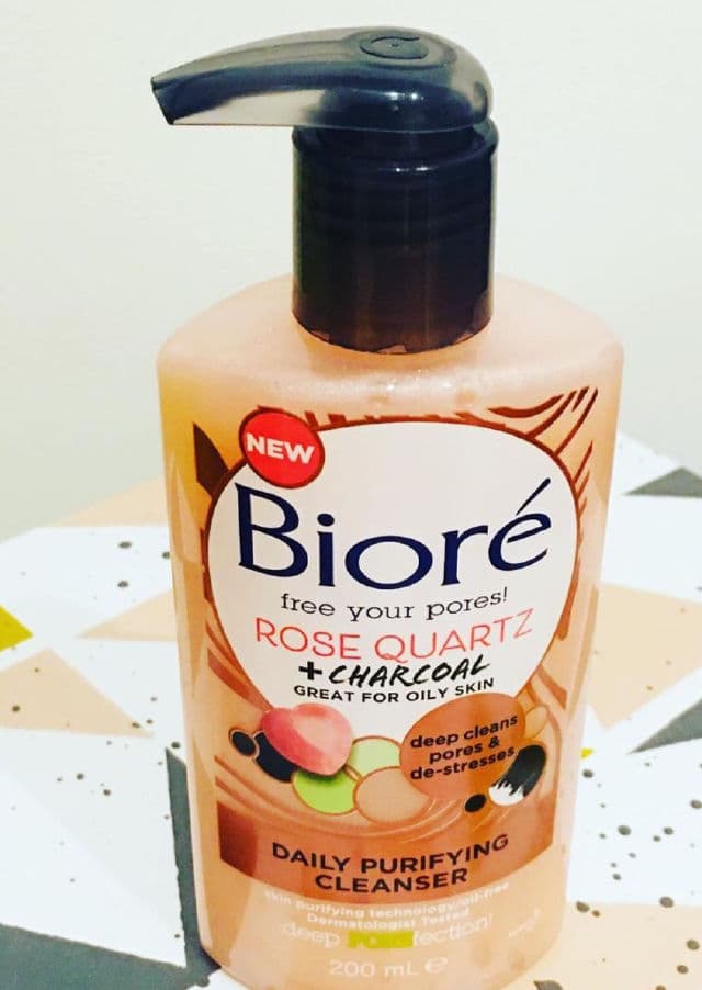 Rose Quartz + Charcoal Daily Purifying Cleanser product review