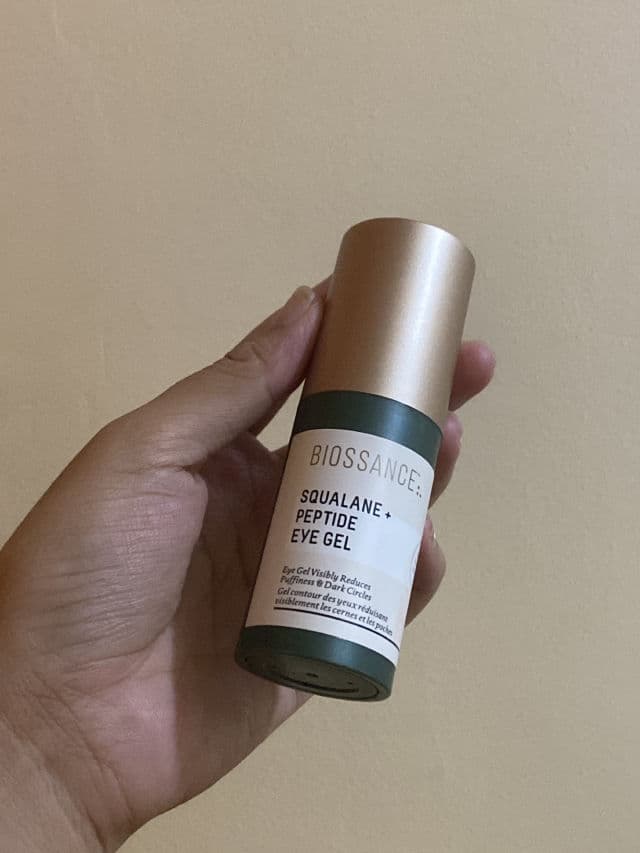 Biossance Squalane + Peptide Eye Gel review photo by Pinaydora