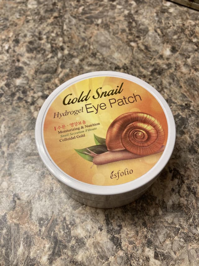 ESFOLIO Gold Snail Hydrogel Eye Patch review photo by Pinkyprawn