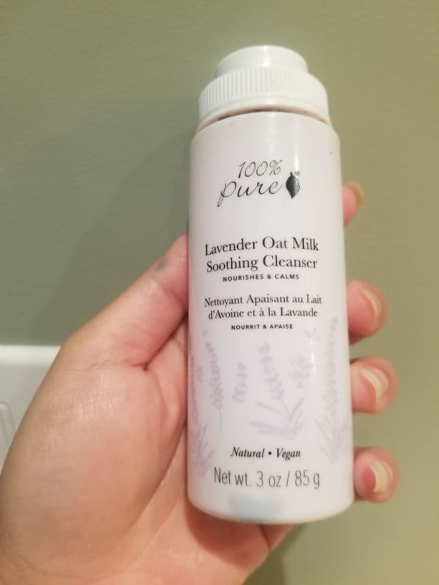 100% Pure Lavender Oat Milk Soothing Cleanser review photo by PoppyForest