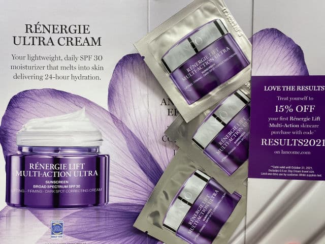 Lancome Rénergie Lift Multi-Action Ultra Face Cream with SPF 30 review photo by Ptreadaway