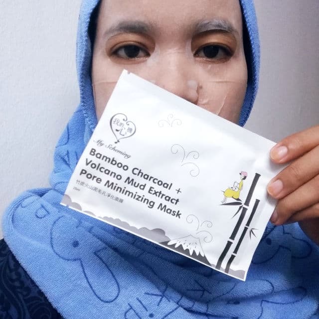 My Scheming Bamboo Charcoal + Volcano Mud Extract Pore Minimizing Mask review photo by glowrayyy