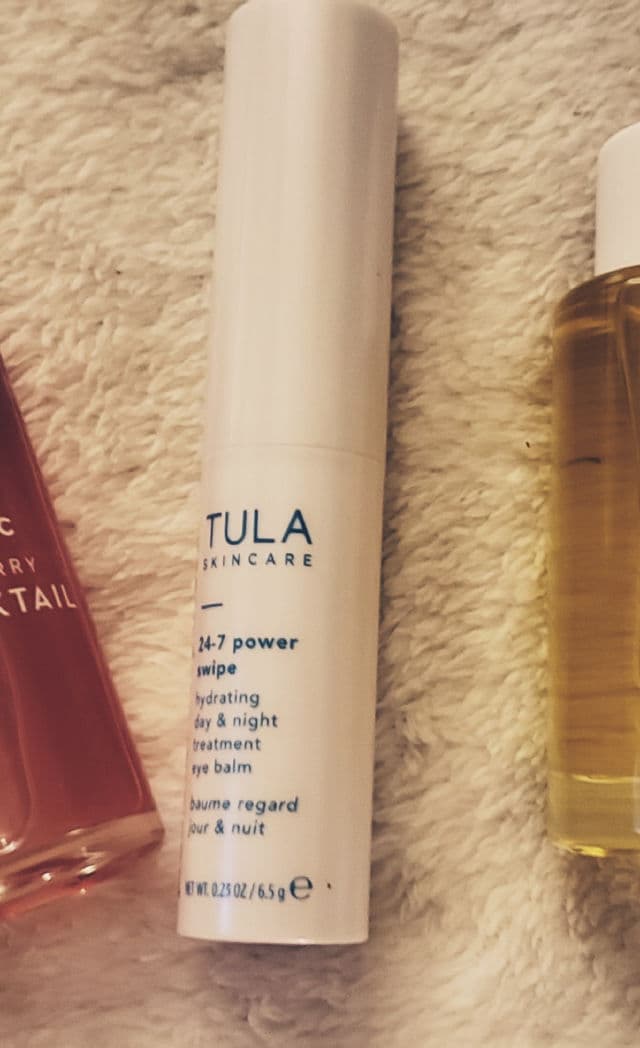 TULA Skincare 24-7 Power Swipe - Hydrating Day & Night Eye Balm review photo by SkinObsessedWavy