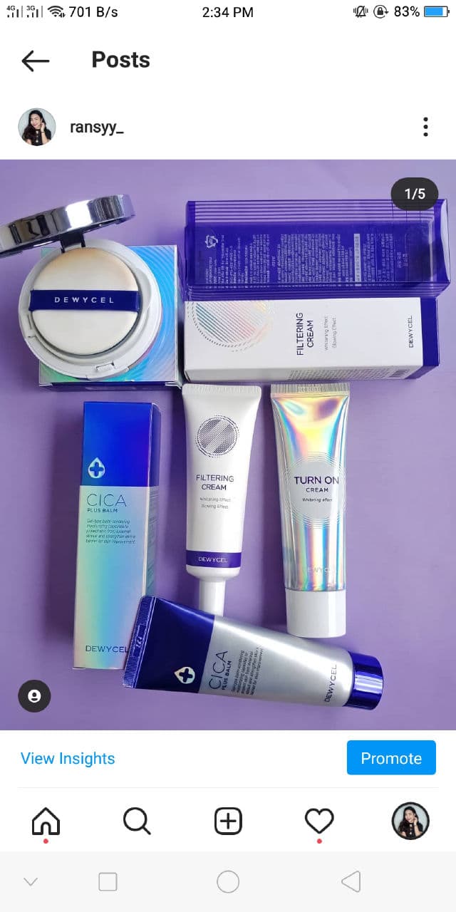 DEWY CEL Turn On Cream (Whitening Effect) review photo by Ransy