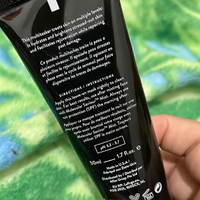 Allies of Skin 1A™ Retinal + Peptides Overnight Mask review photo by Recordof40