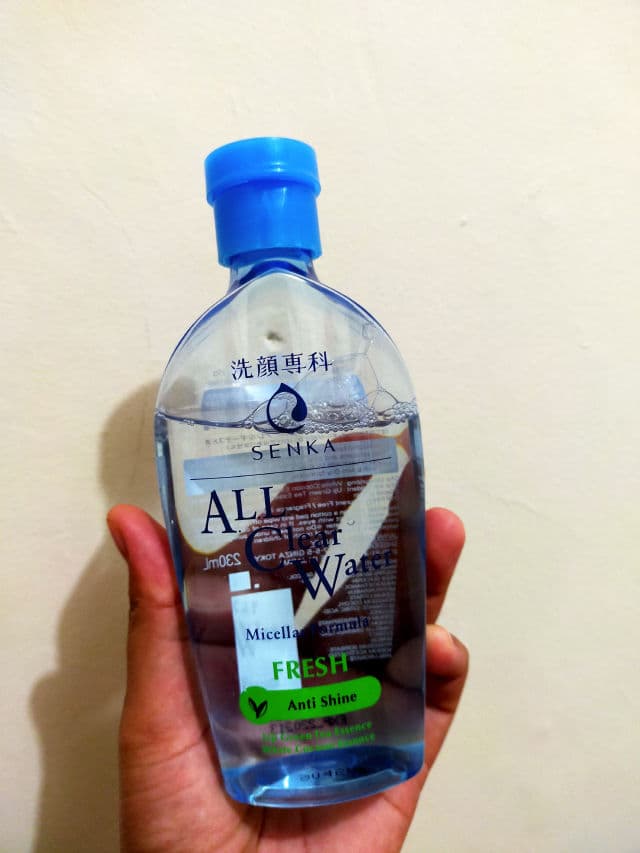 Senka ALL Clear Water Micellar Formula Fresh review photo by Reiza