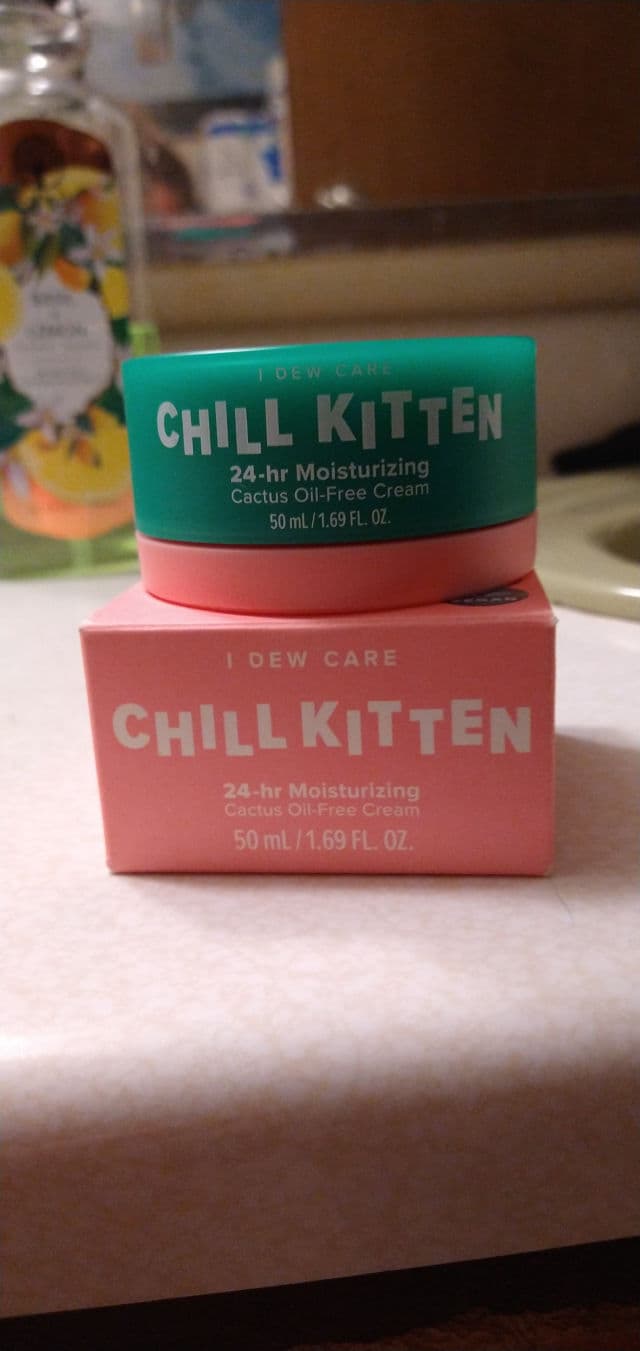 I Dew Care Chill Kitten 24-Hr Moisturizing Cactus Oil-free Cream review photo by ReneeC
