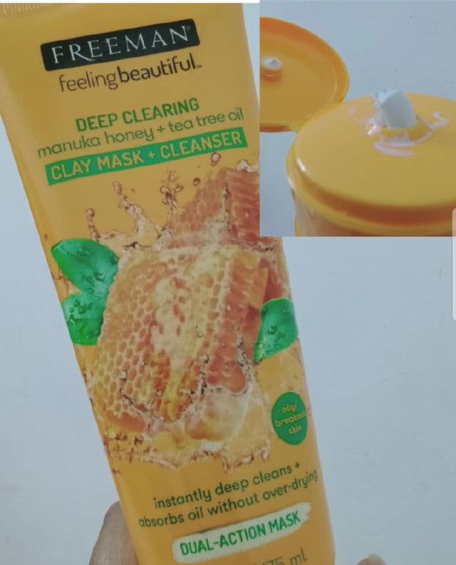Freeman Feeling Beautiful Manuka Honey + Tea Tree Oil Clay Mask + Cleanser review photo by Rinahhh