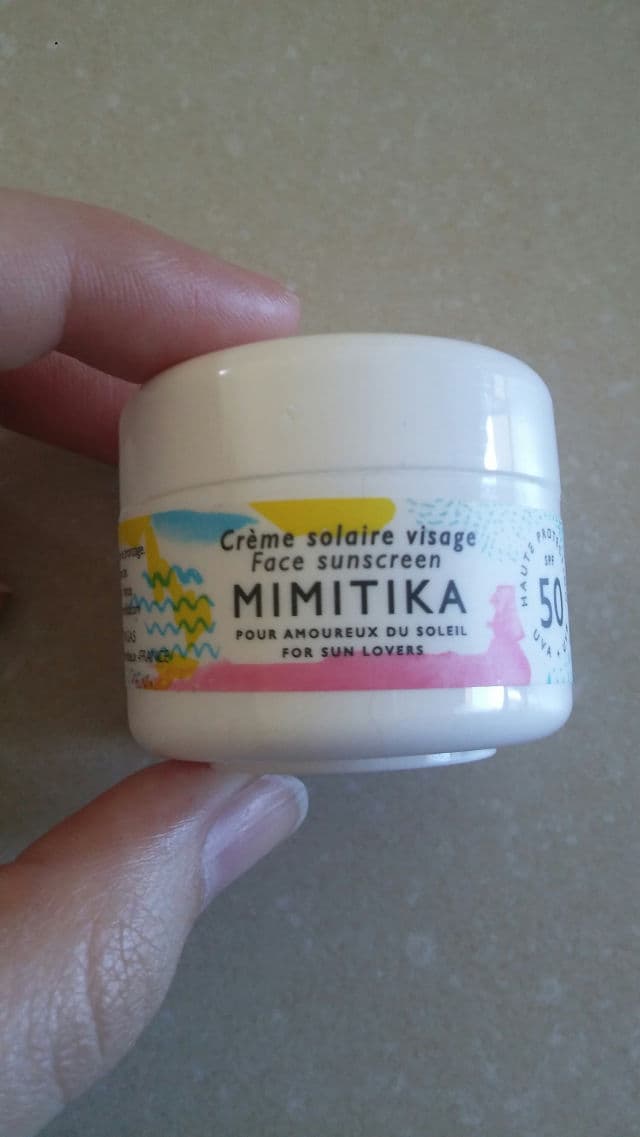 Mimitika Face Sunscreen SPF 50 review photo by Rodanthi