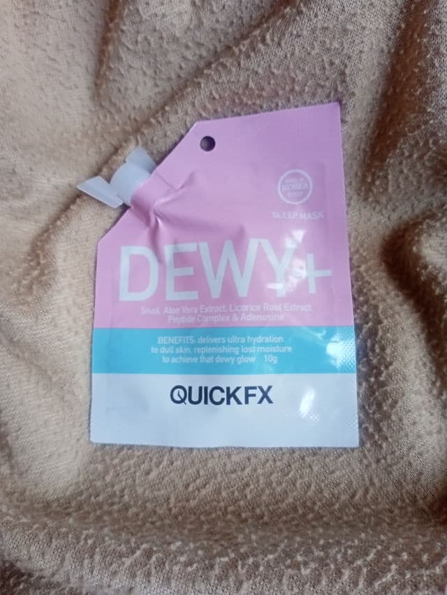 QUICK FX Dewy+ Sleep Face Mask 10g review photo by Rooty