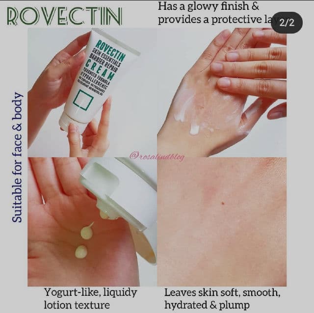 Rovectin Skin Essentials Barrier Repair Face & Body Cream review photo by Rosalindblog