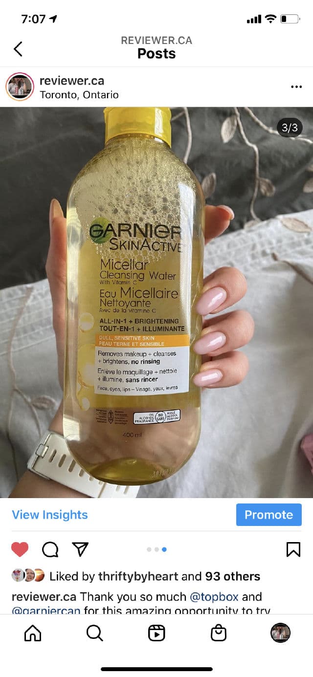 Garnier Micellar Cleansing Water with Vitamin C review photo by OksanaK