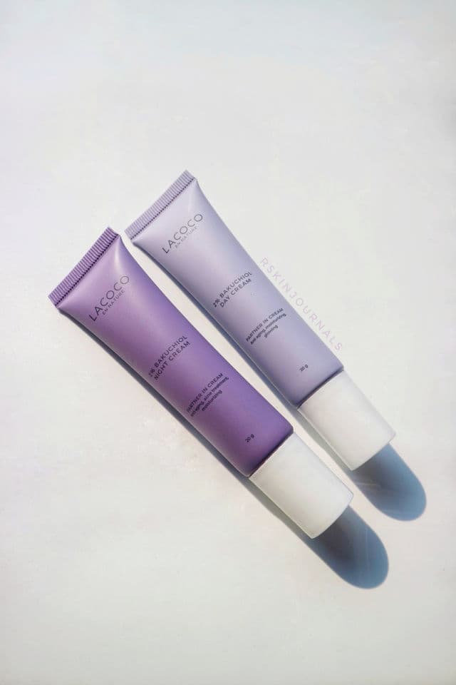 Lacoco en nature 2% Bakuchiol Night Cream review photo by Rskinjournals