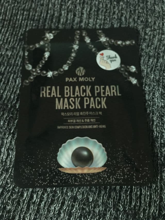 Pax Moly Real Black Pearl Mask Pack review photo by RurouniNeko
