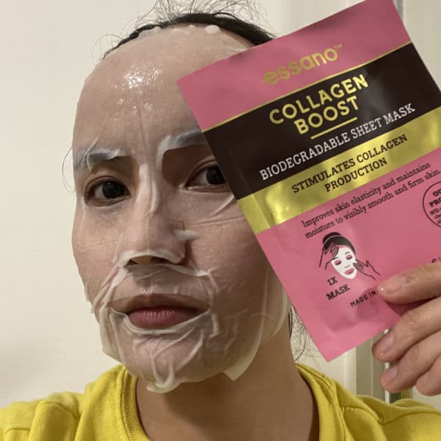 Essano Collagen Boost Biodegradable Sheet Mask review photo by Ruthieandskincare