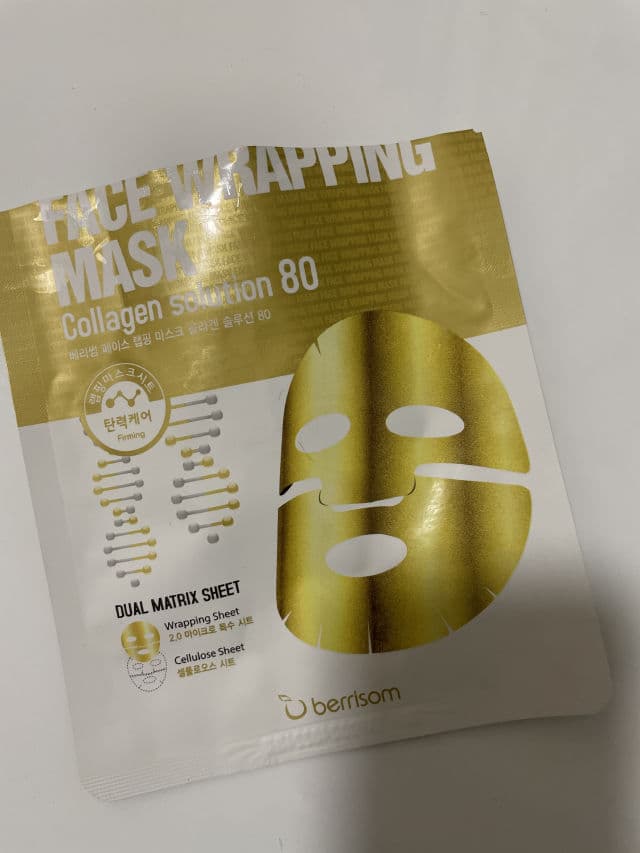 BERRISOM Face Wrapping Mask Collagen Solution 80 review photo by Ruthieandskincare