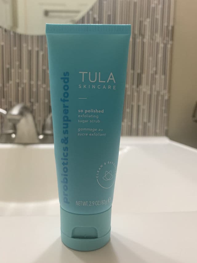 TULA Skincare So Polished Exfoliating Sugar Scrub review photo by SMolina