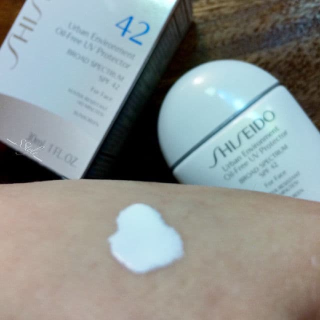 Shiseido Urban Environment Oil-Free UV Protector for Face SPF 42 PA+++ review photo by SStyle