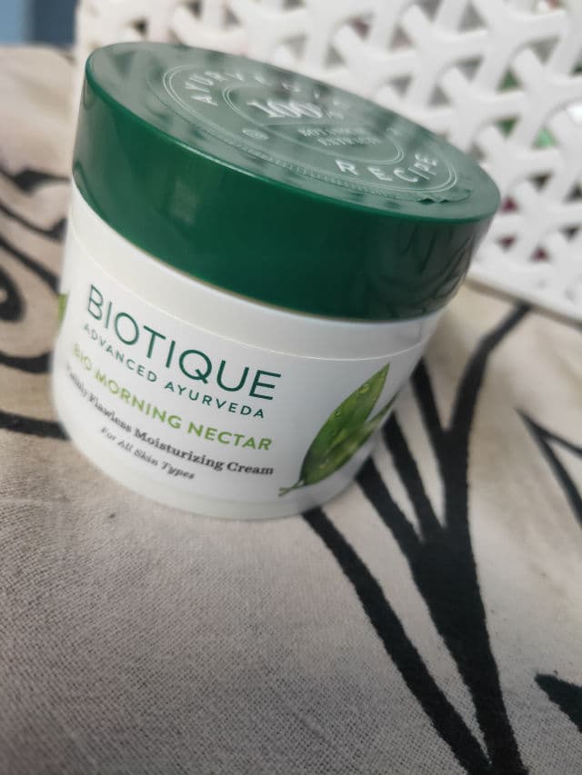Biotique Morning Nectar Visibly Flawless Skin Moisturizer review photo by SaiLakshmi