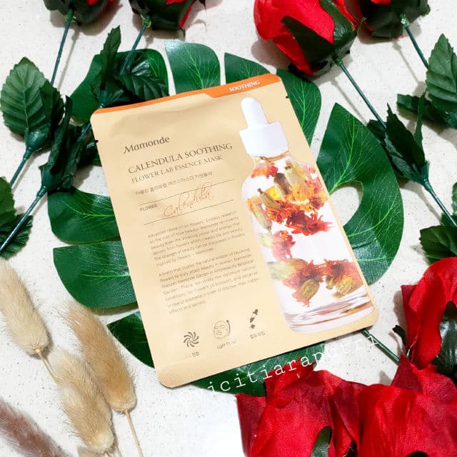 Mamonde Calendula Flower Lab Essence Sheet Mask review photo by SakuyaVici