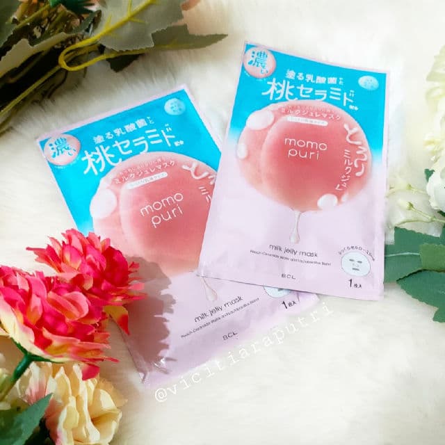 BCL Momo Puri Peach Milk Jelly Mask review photo by SakuyaVici