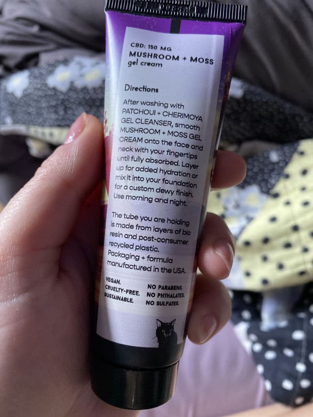 WLDKAT Mushroom + Moss Gel Cream review photo by Sammyrose
