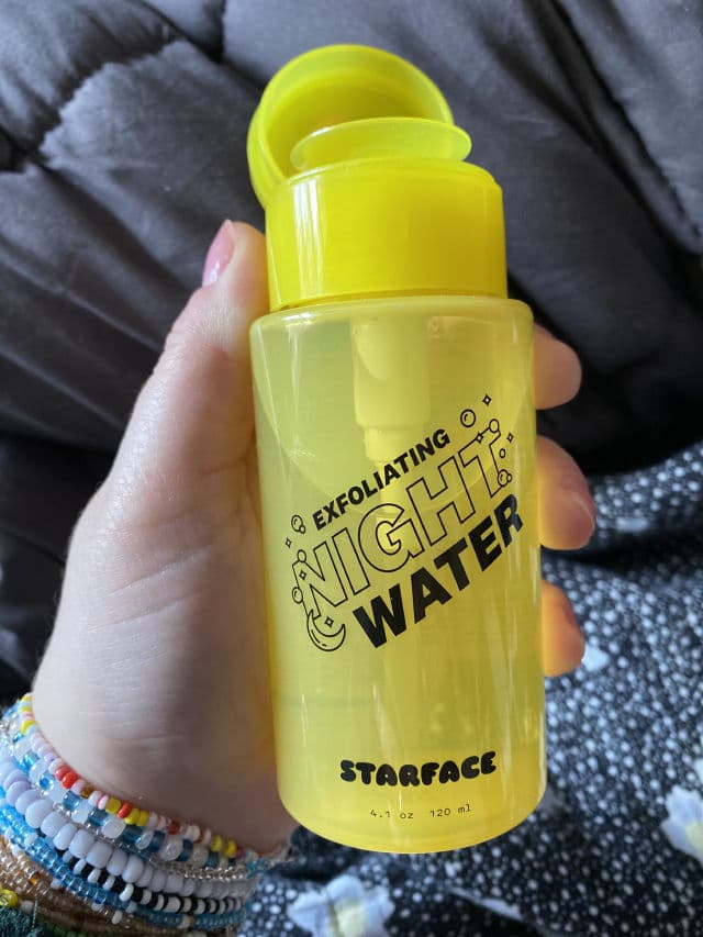 Starface Exfoliating Night Water review photo by Sammyrose