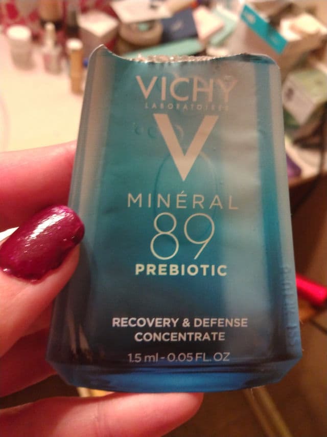 Vichy Mineral 89 Prebiotic Recovery & Defense Concentrate review photo by SarahES
