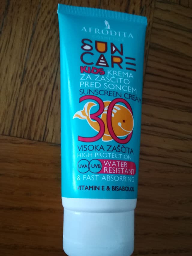 Afrodita Cosmetics Sun Care Kids Sunscreen Cream SPF30 review photo by SelmaM