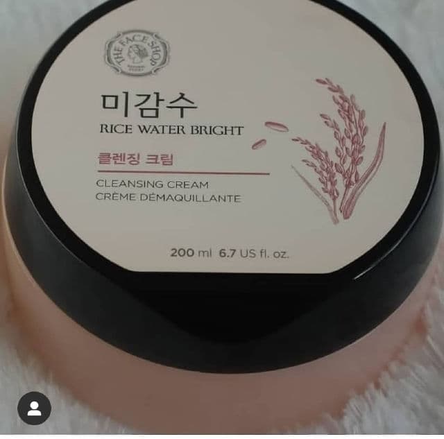 THE FACE SHOP Rice Water Bright Cleansing Cream review photo by Shalomgrace