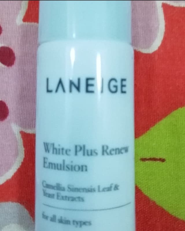 Laneige White Plus Renew Emulsion review photo by Shalomgrace
