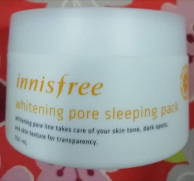 INNISFREE Whitening Pore Sleeping Pack review photo by Shalomgrace