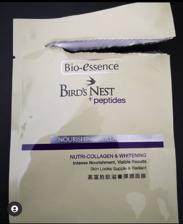 Bioessence Bio-Bird's Nest Collagen Mask  review photo by Shalomgrace