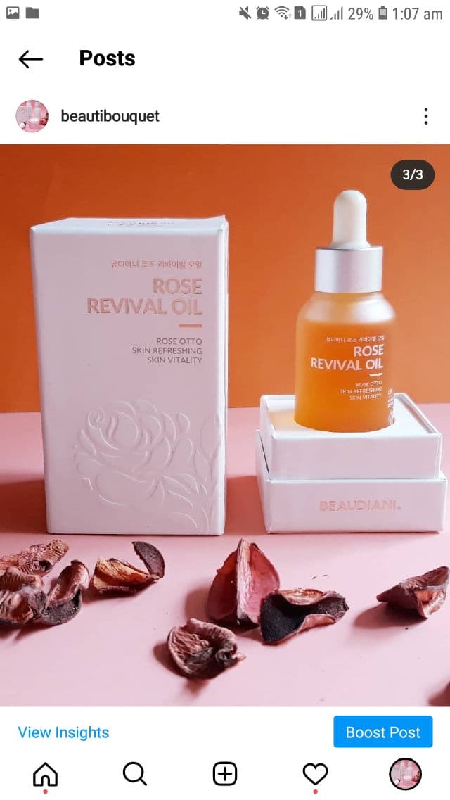 Beaudiani Rose Revival Oil review photo by Sidd