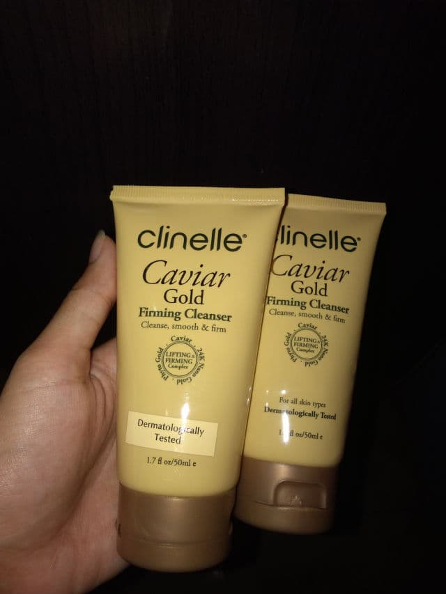 Clinelle CaviarGold Firming Cleanser review photo by hyaluronate