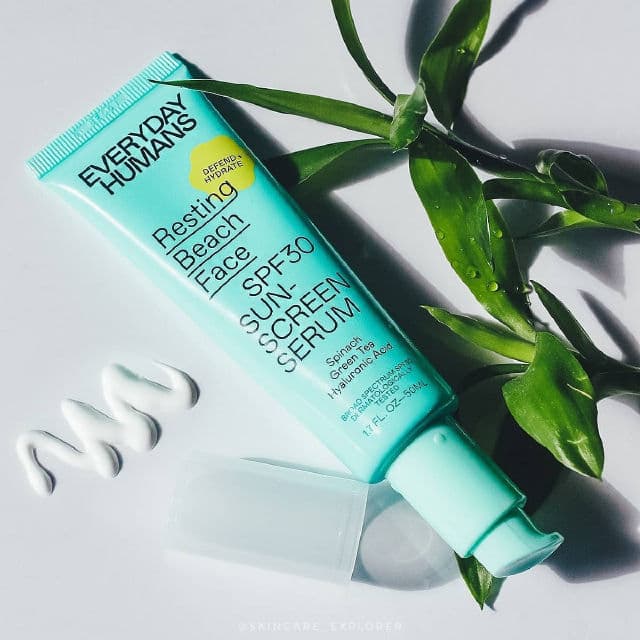 Everyday Humans Resting Beach Face SPF30 Sunscreen Serum review photo by SkincareExplorer