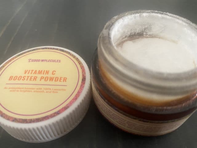 Good Molecules Vitamin C Booster Powder  review photo by SkincareObsessed
