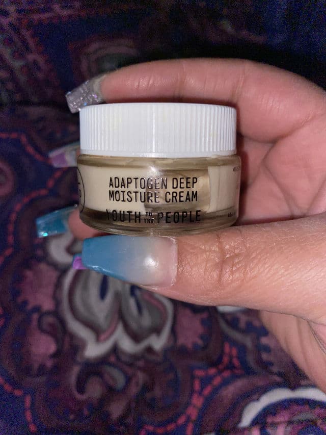 Youth To The People Adaptogen Deep Moisture Cream with Ashwagandha + Reishi review photo by SkincareShar