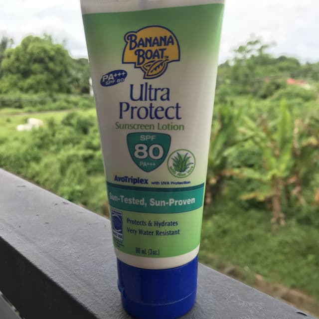 Banana Boat Ultra Protect Sunscreen Lotion SPF80 PA+++ review photo by Skincarebuddy07