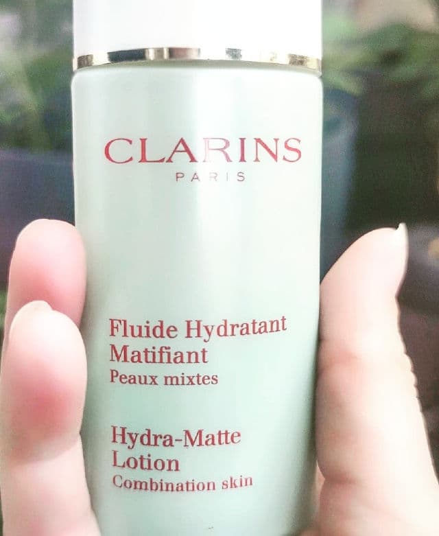 Clarins Truly Matte Hydra-Matte Lotion, for Combination Skin review photo by Skincarebygenie2