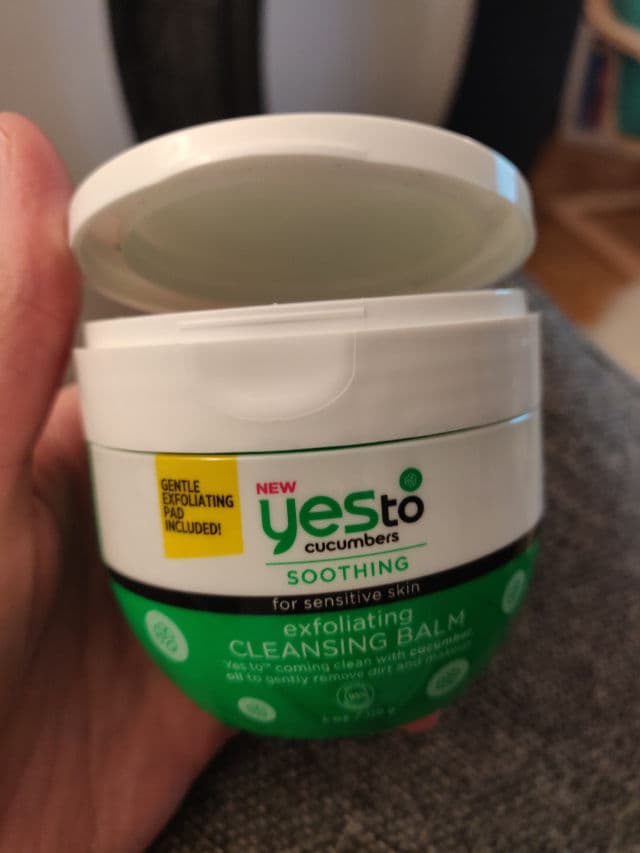 Yes To Cucumbers Exfoliating Cleansing Balm review photo by Skincarekitten