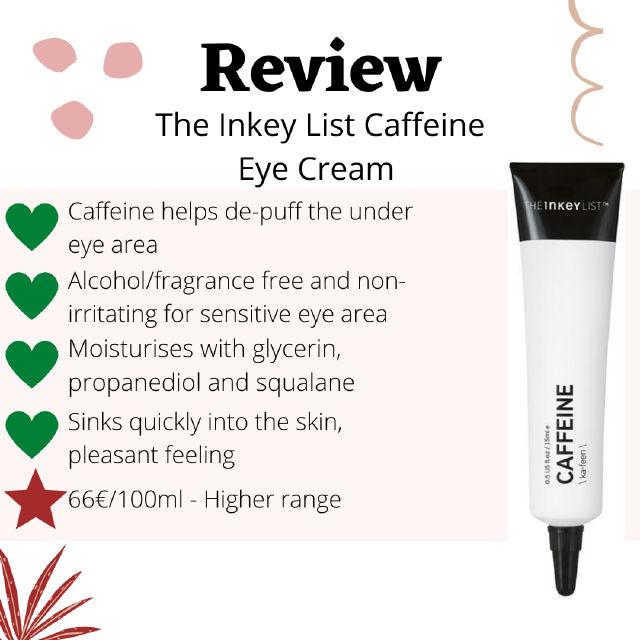 Caffeine Eye Cream product review