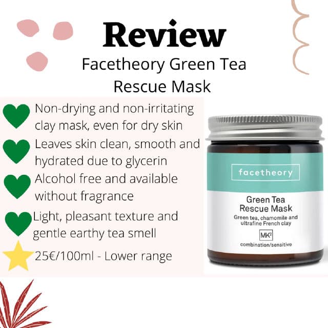 facetheory Green Tea Face Mask MK2 with Kaolin Clay review photo by Skincarekitten