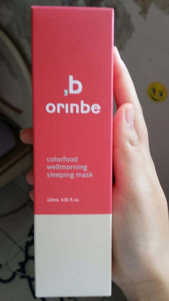 orinbe Wellmorning Sleeping Mask (Red Beet) review photo by Skincarelife