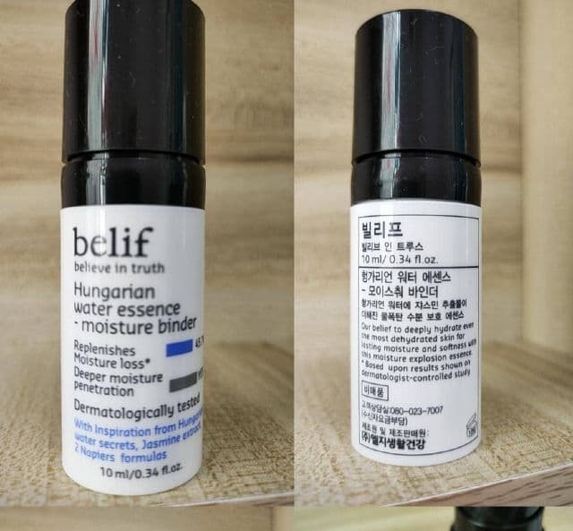 belif Hungarian water essence review photo by Skincarelife