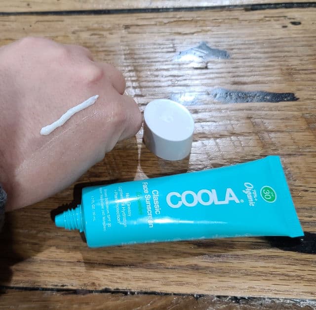 Coola Classic Face Organic Sunscreen Lotion SPF 30 - Cucumber review photo by SkincerelyKeeli