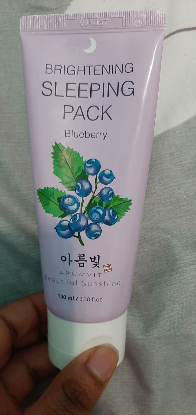 Arumvit Blueberry Brightening Sleeping Mask review photo by ihavepores