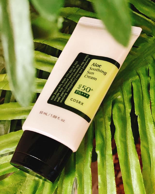 COSRX Aloe Soothing Sun Cream SPF50+ PA+++ review photo by Hajarmahmoud