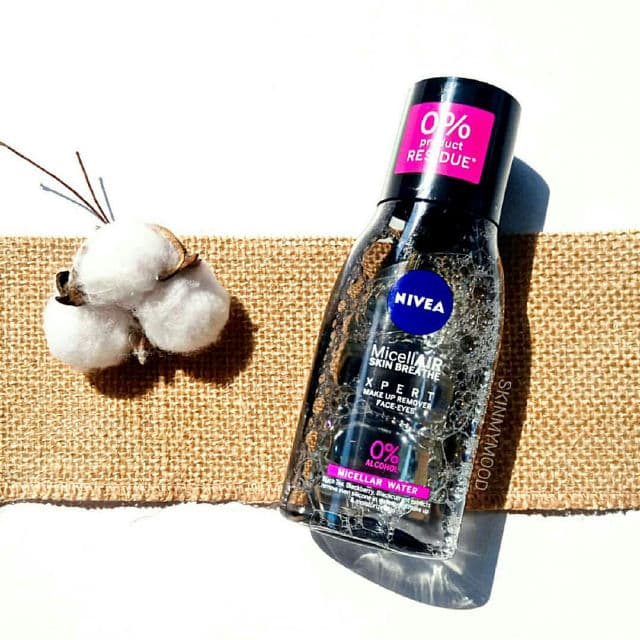 Nivea Micellair Professional Micellar Eye Make-Up Remover review photo by Skinmymood